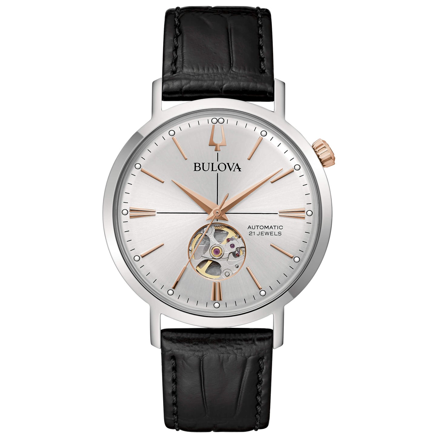 BULOVA SCHELETRATO 98A289 Aerojet Automatic