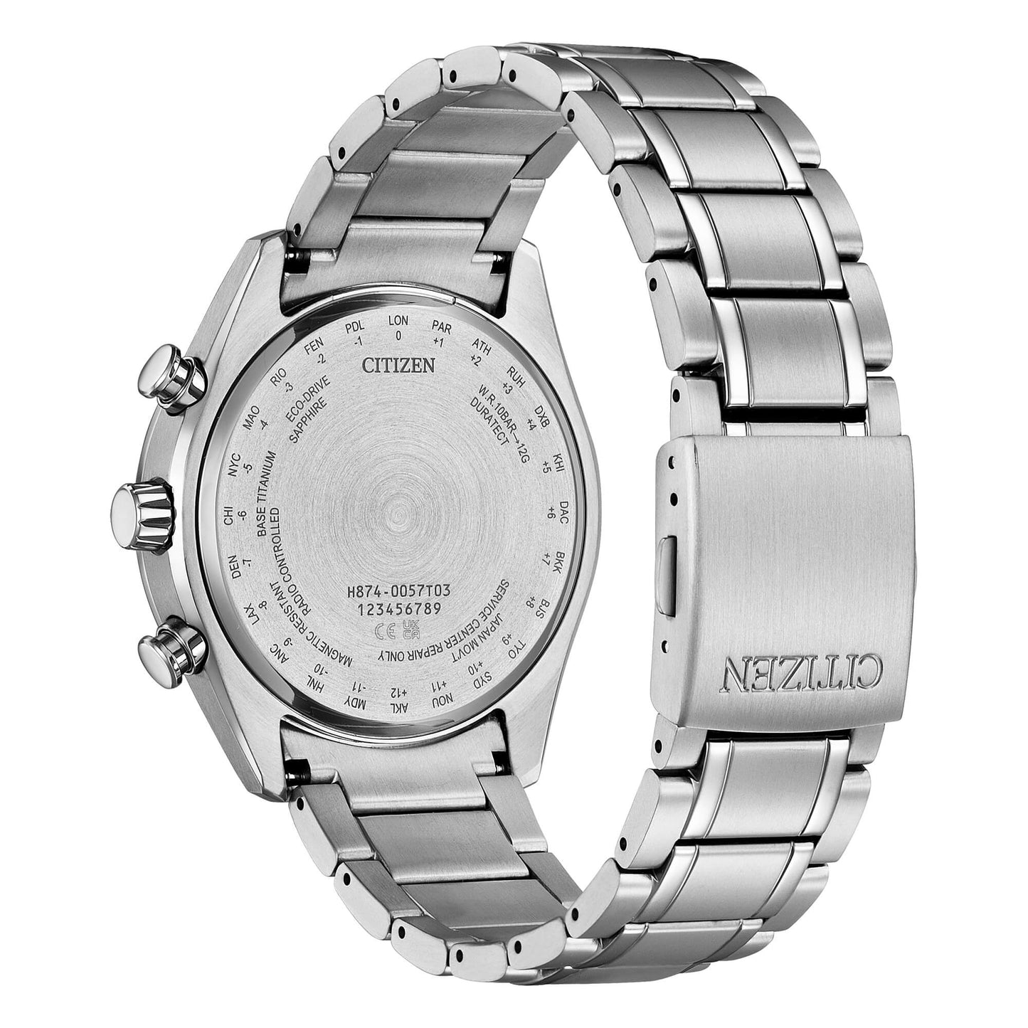 CITIZEN RADIOCONTROLLATO ECO-DRIVE BY1010-81X Tsuki-yomi Moon Phase