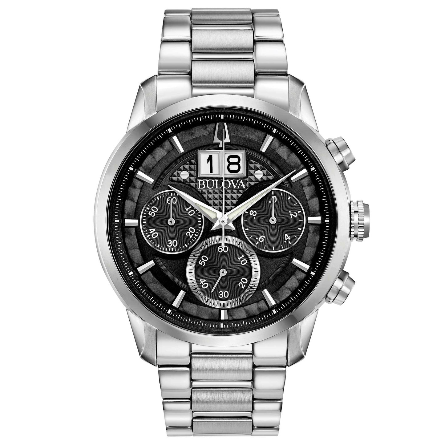 BULOVA CRONO 96B319 Sutton Big Date