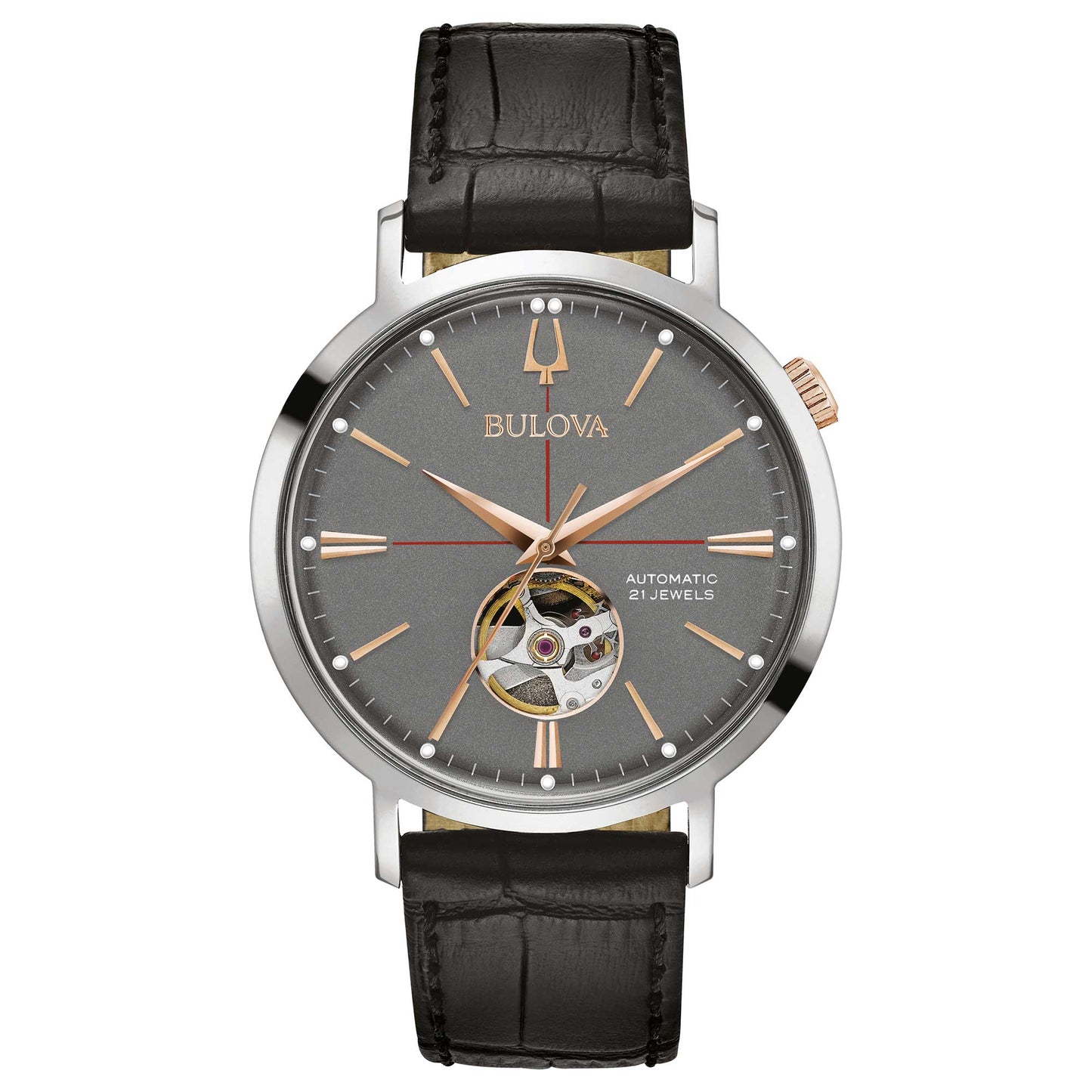 BULOVA SCHELETRATO 98A187 Aerojet Automatic
