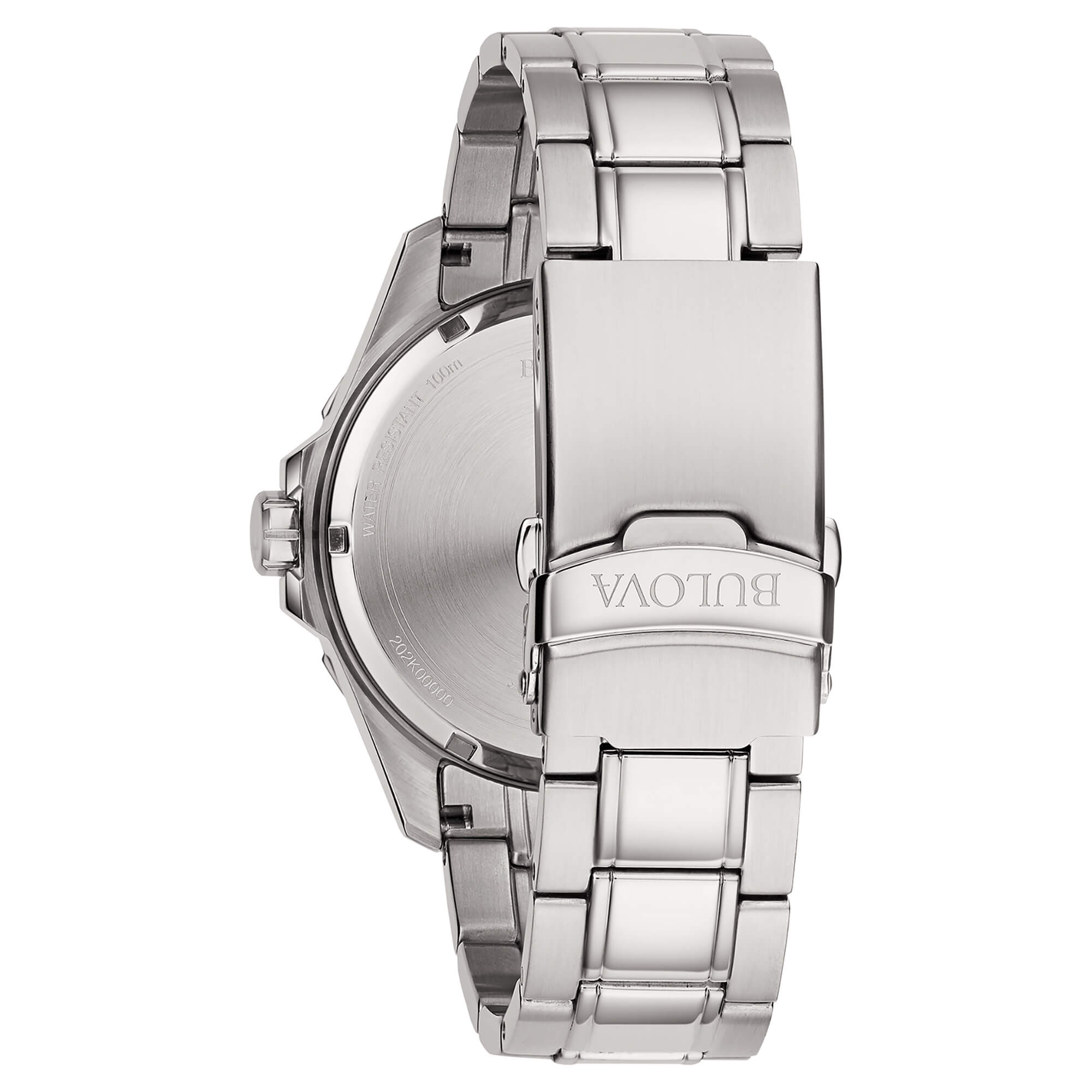 Bulova Orologio Uomo Collezione Crystal - Cassa Ottagonale Acciaio E Cristalli - Modello 96A285