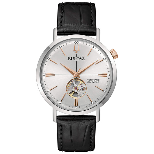 BULOVA SCHELETRATO 98A289 Aerojet Automatic