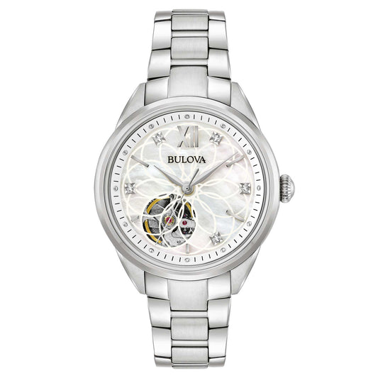 BULOVA SCHELETRATO 96P181 Sutton Lady Automatic